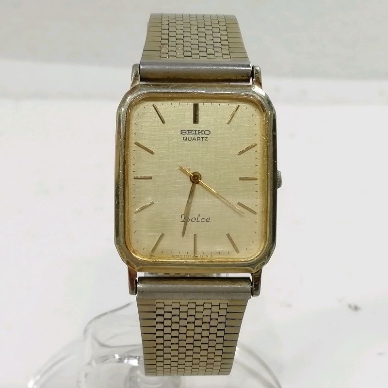 【稼働品】SEIKO セイコー DOLCE ドルチェ 7731-5240腕時計 楽天市場】SEIKO【セイコー】7731-5240 Dolce ドルチェ ゴールド