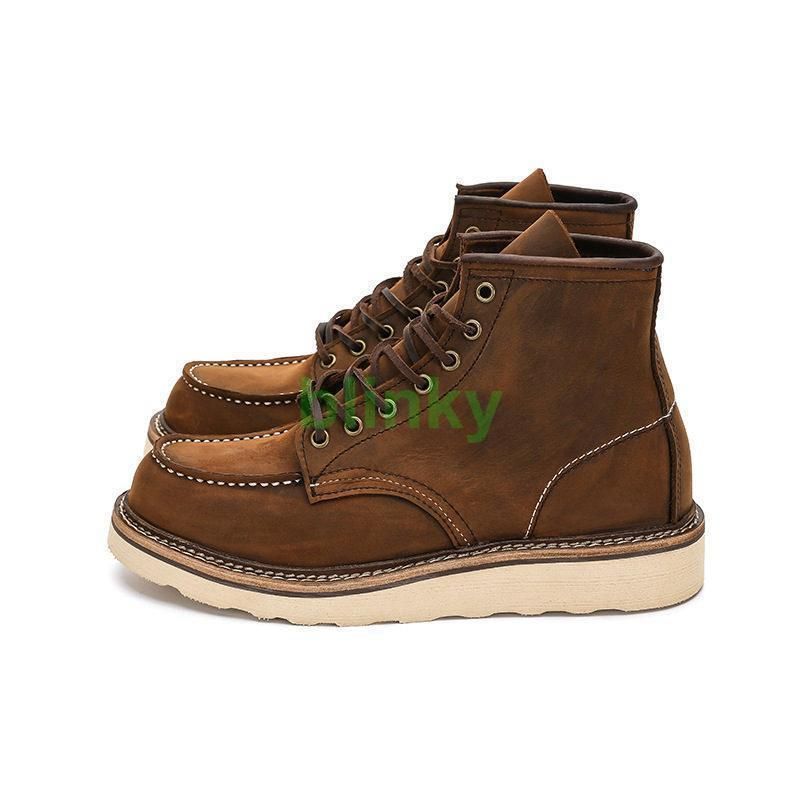 本革 ワークブーツ メンズ 牛革 トレッキングシューズ 登山靴