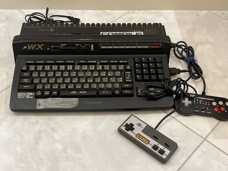 Panasonic MSX 2 FS-A1WX パーソナルコンピュータ HMJ-07 ジョイカードスーパーX HORI MEGA COMMANDER コントローラー まとめ
