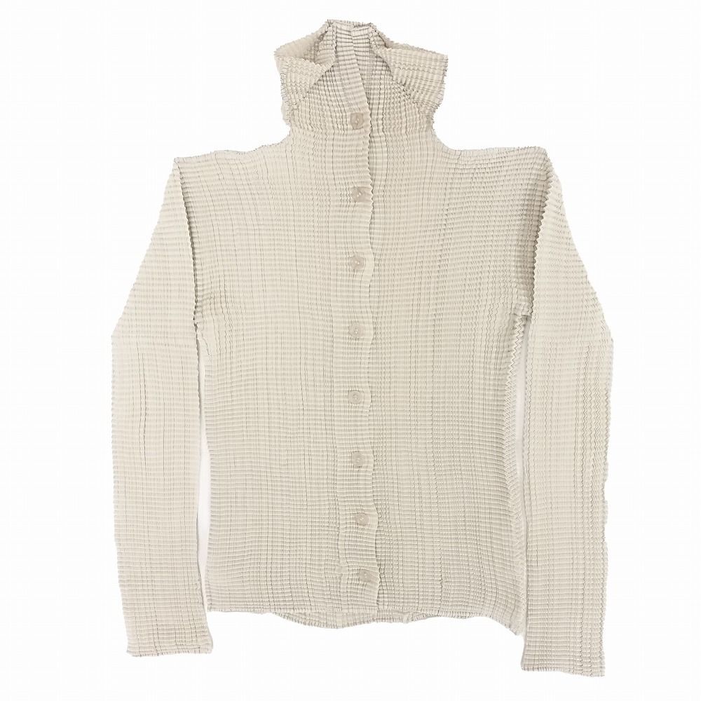 ISSEY MIYAKE イッセイミヤケ プリーツ シャツ ブラウス 長袖 トップス 