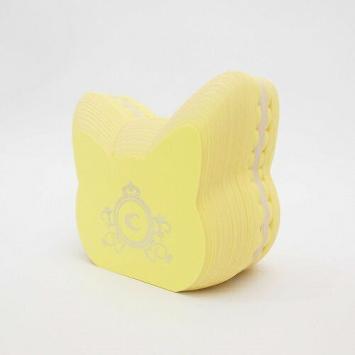 まとめ クルーシャル 付箋 マカロン付箋 ネコ yellow S180020Y ×15セット