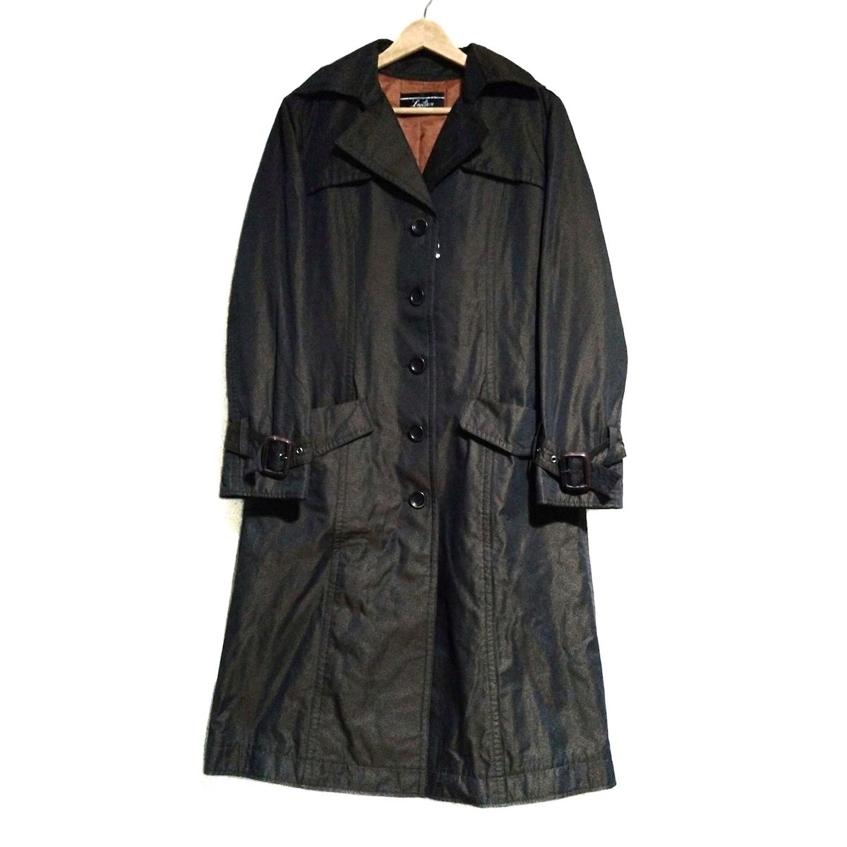 Leilian レリアン コート サイズ11 M レディース - ダークブラウン 長袖 春 秋