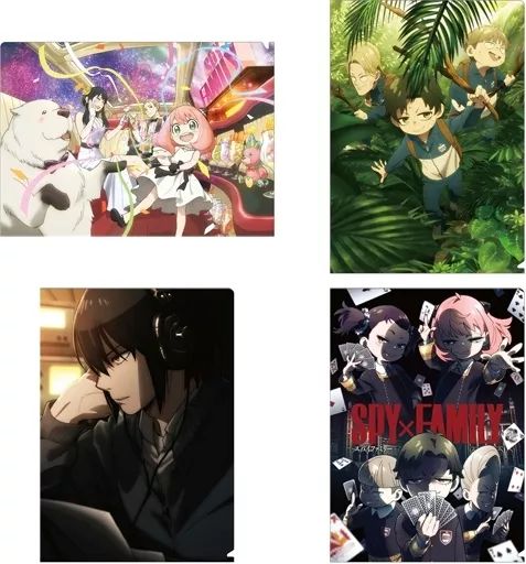 SPY×FAMILY A4クリアファイル 4枚セット