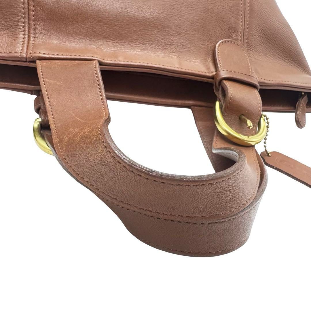 COACH 4133 コーチ オールドコーチ レザートートバッグ 茶 1221 美品 COACH 4133 コーチ オールドコーチ レザートートバッグ 茶