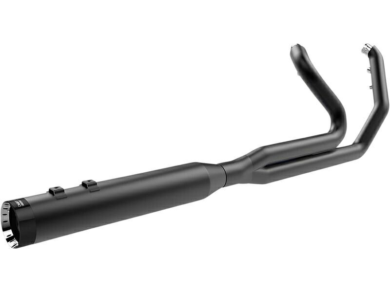 Khrome Werks OUTLAW 3-STEP 2in1 ヘッダー W|4.5インチ マフラー 2009〜16年ツーリング|ブラック