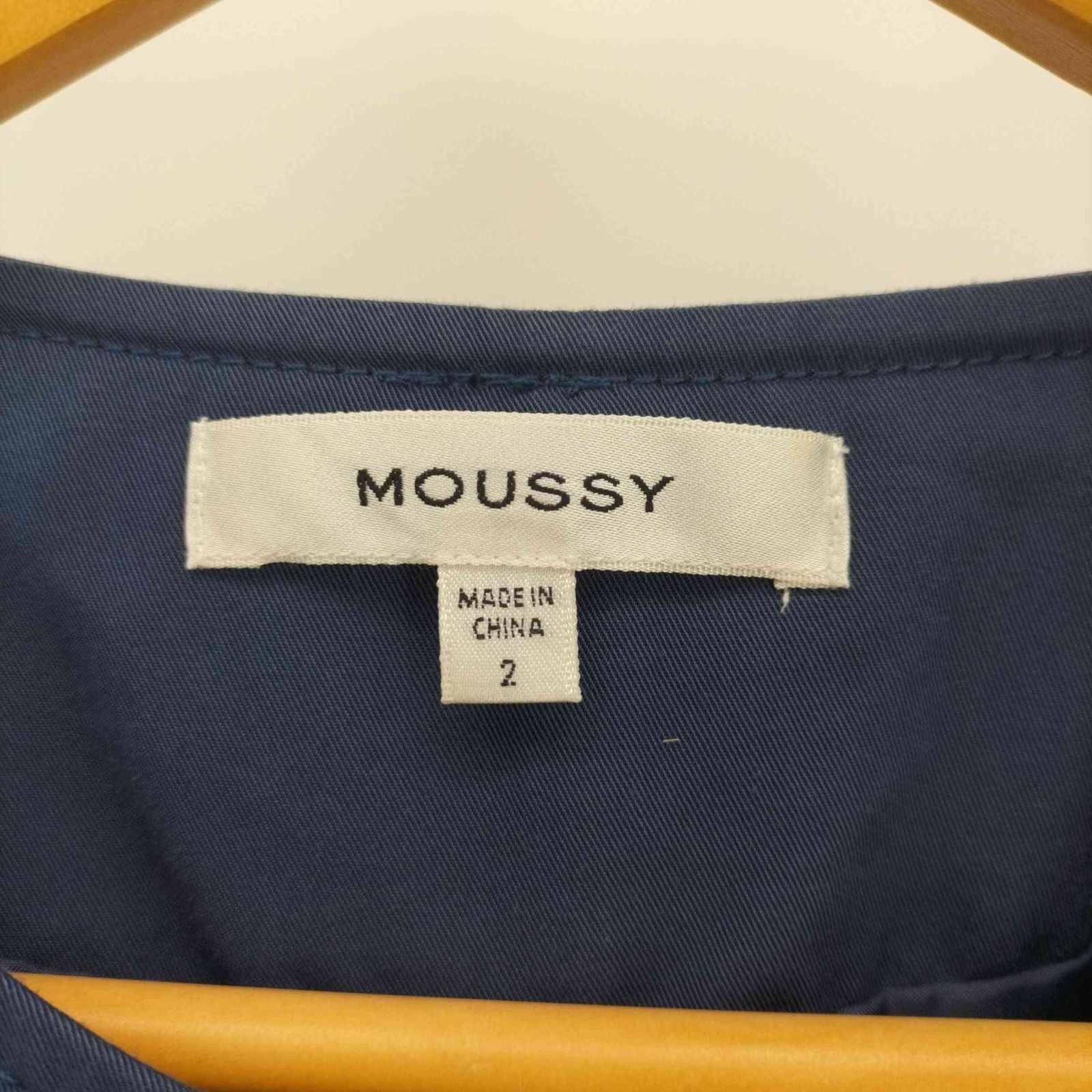 マウジー moussy 23SS COLLARLESS TRENCH COAT カラーレス トレンチ コート レディース JPN：2 