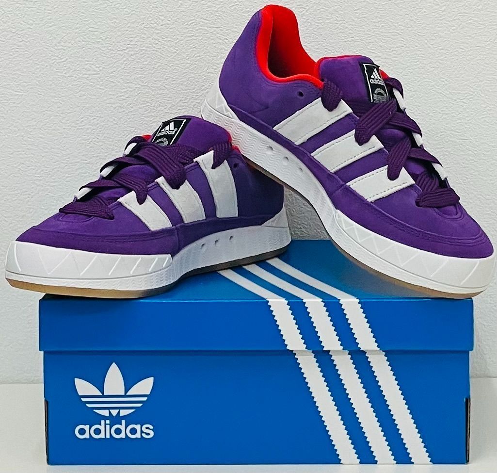 スニーカーatmos × adidas Adimatic "Glory Purple