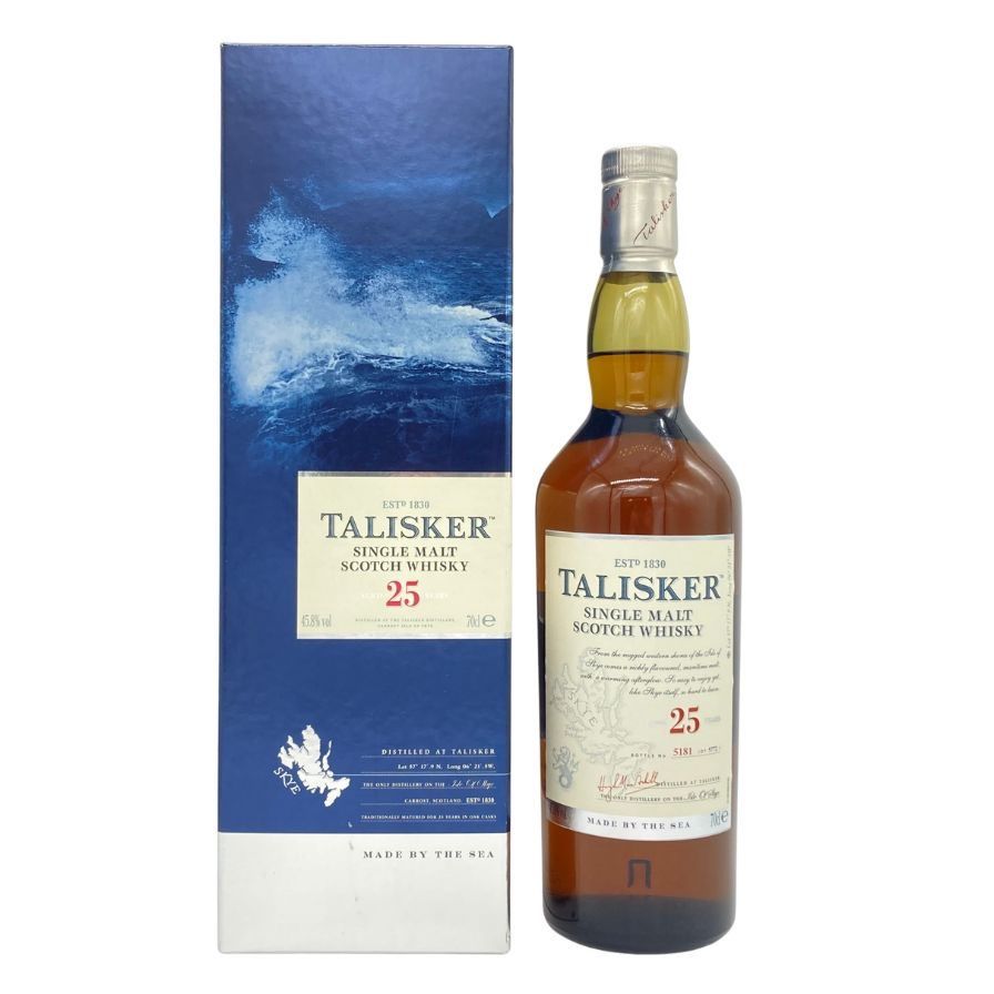 TALISKER 25年 シングルモルトウイスキー2017 TALISKER 25年 シングルモルトウイスキー2017 TALISKER 25年 シングル