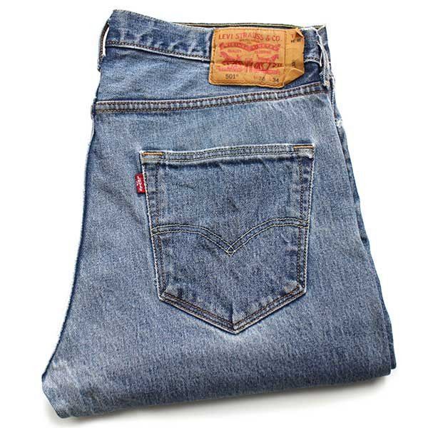 メキシコ製 Levi'sリーバイス 501 デニムパンツ w36 L34★SDP1992 ジーンズ ストレート ストーンウォッシュ オーバーサイズ