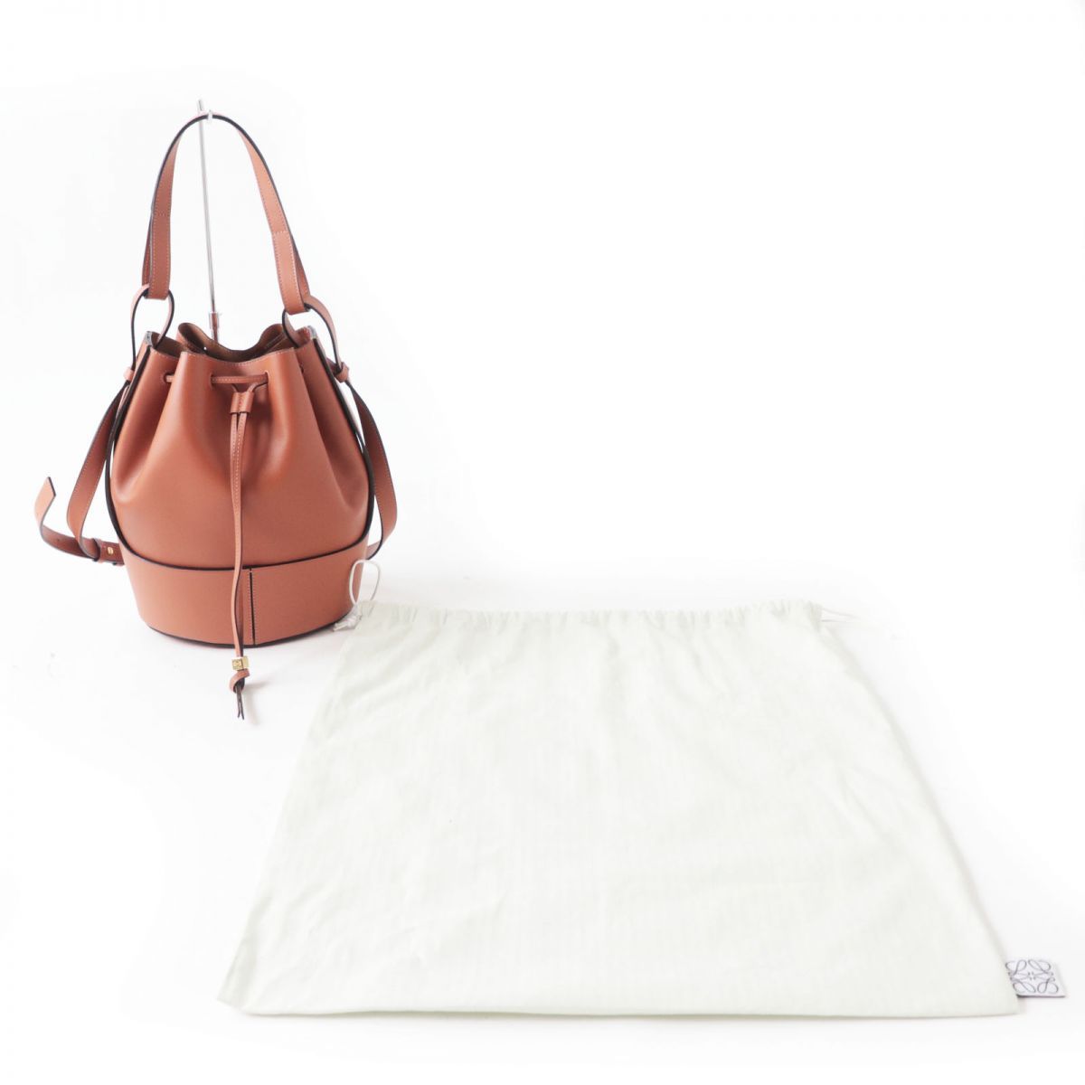 極美品】LOEWE ロエベ バルーンショルダーバッグ ミディアムタン