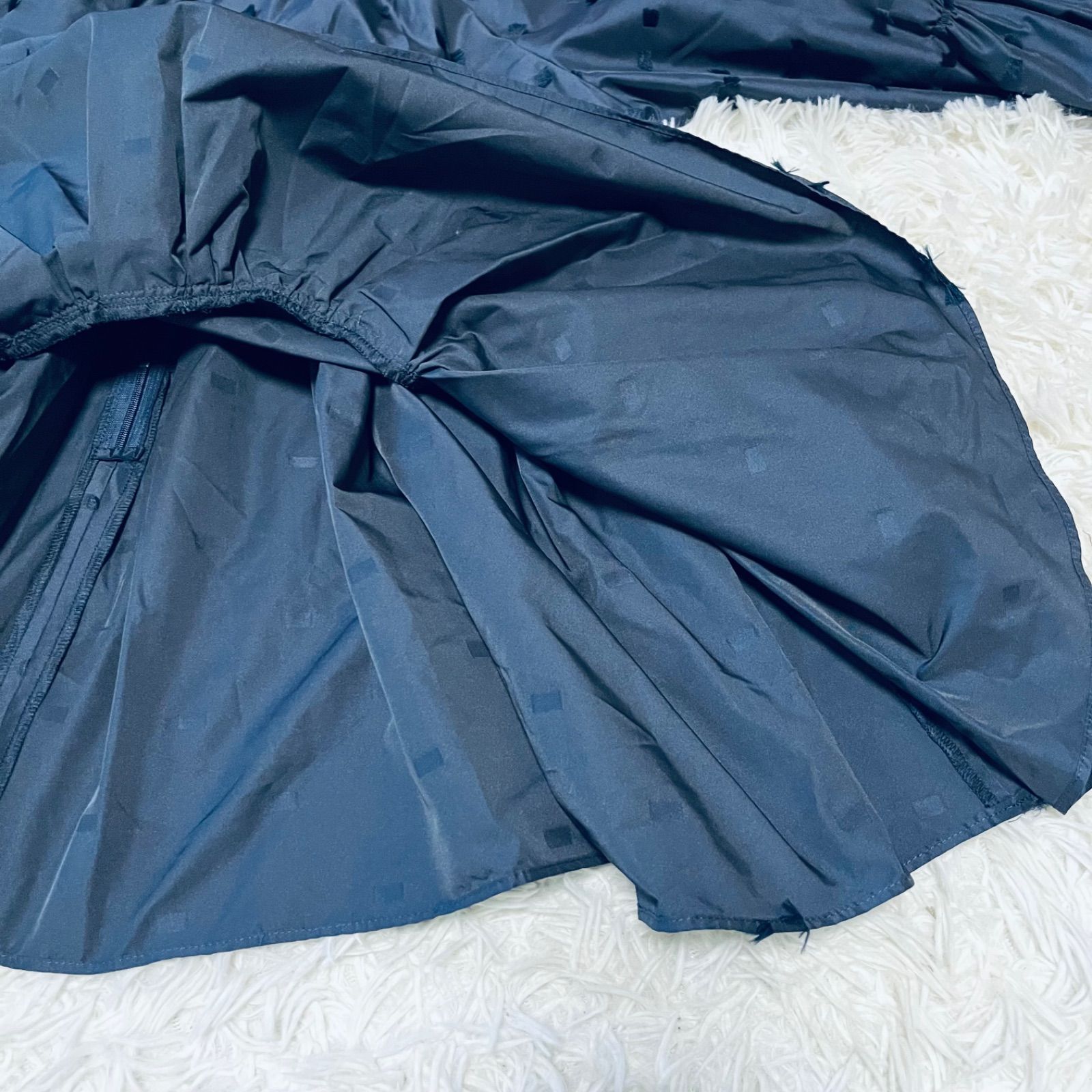 SONO ソーノ リボンカット ジャガードブラウス 長袖 プルオーバー ぺ