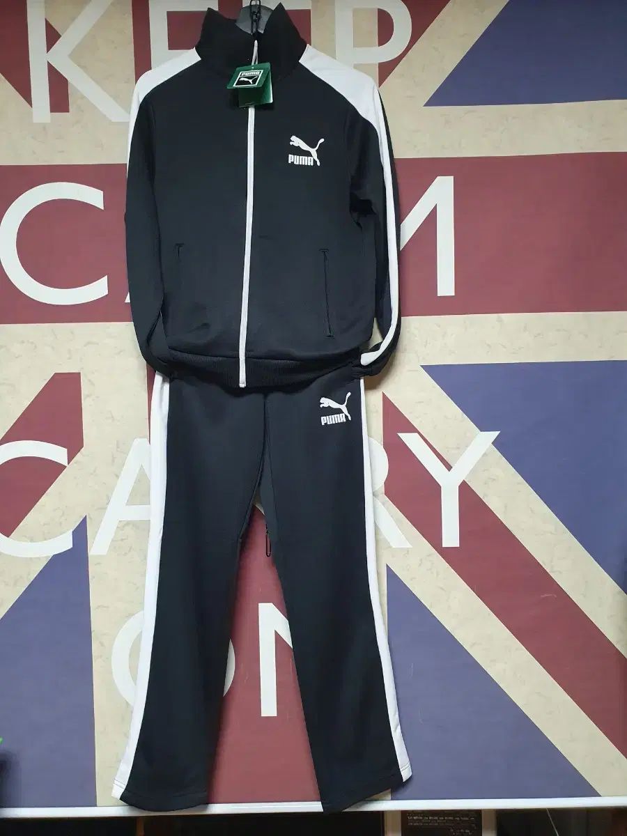 PUMA プーマ トレーニングウェア セット イーグルポイント ジャケット パンツ S 黒