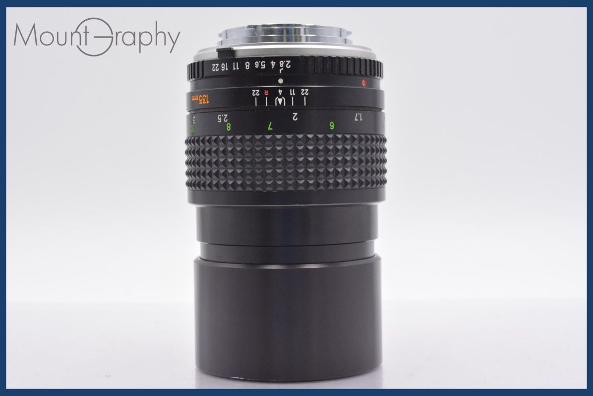 【極美品】ミノルタ MC TELE ROKKOR 135mm F2.8 212 美品 ミノルタ MC TELE ROKKOR 135mm F2.8 504 - メルカリ