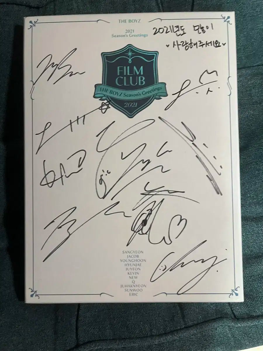 Theboyz THE BOYZ(ザ・ボーイズ・ドボイズ) 2021 サイン入り サイン