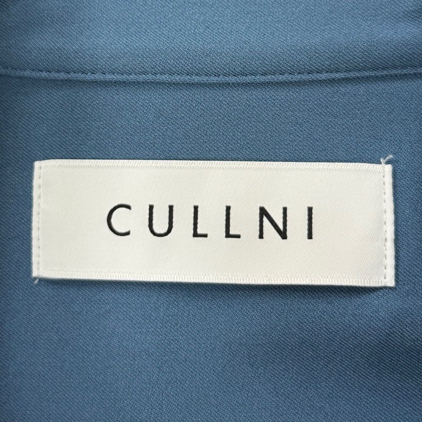参考上代35200円 未使用品 CULLNI 24SS stretch Twill Light Shirt