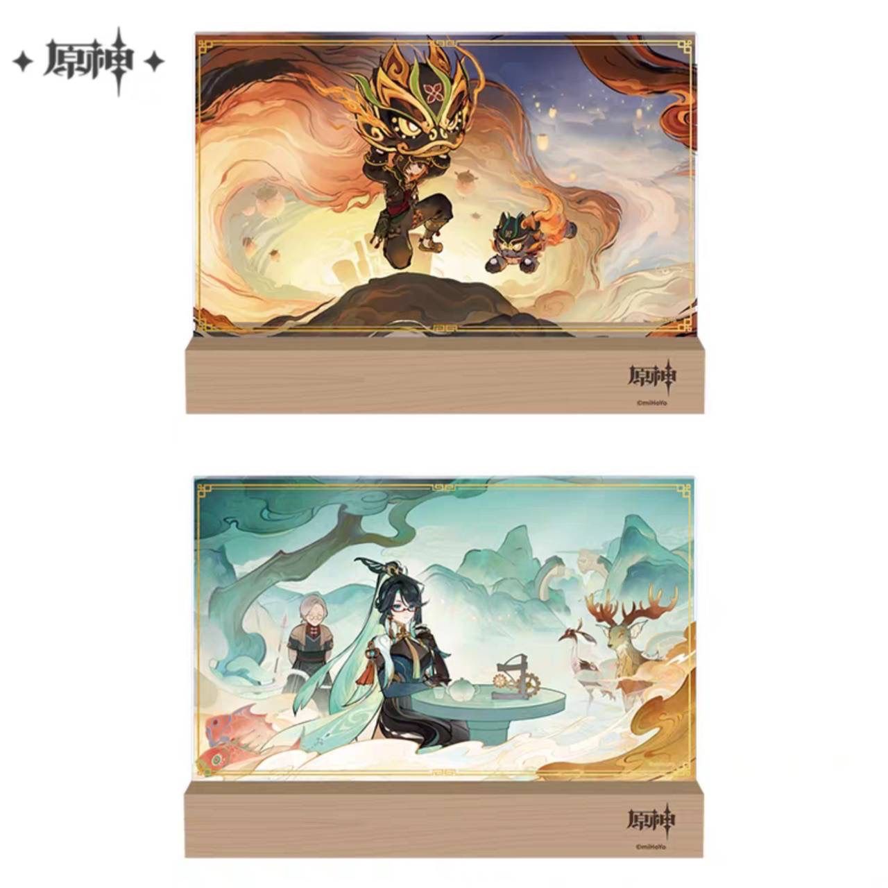 公式正規品　原神　嘉明　光る　アクリルボード　獅舞鳶飛　置物 公式正規品 原神 嘉明 光る アクリルボード 獅舞鳶飛 置物