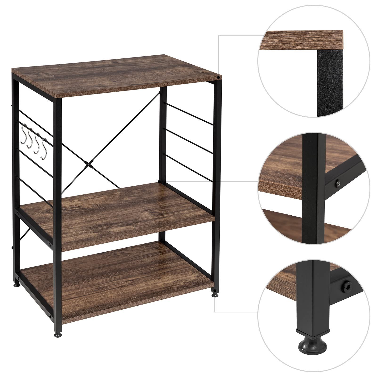 数量限定】RGB9309hov 4個S字ラックを付き キッチン収納 レンジボード