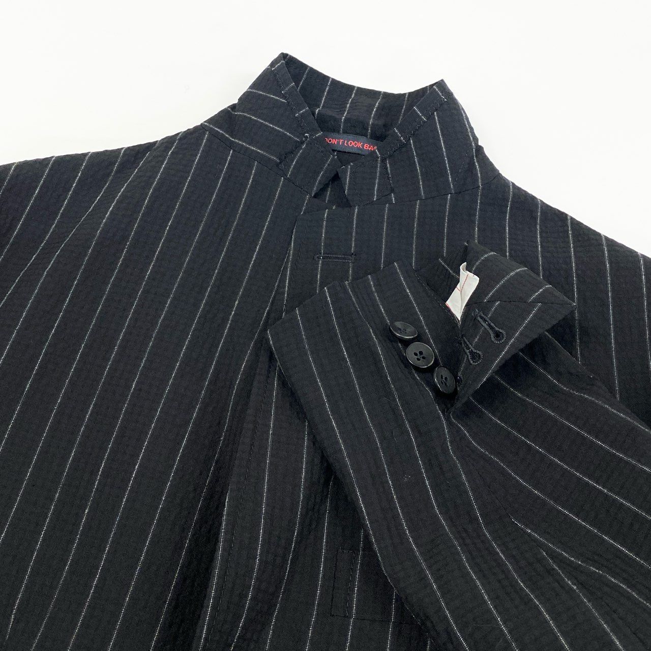 55f5 《美品》 THE GIGI ザ ジジ ストレッチ シアサッカーストライプ 