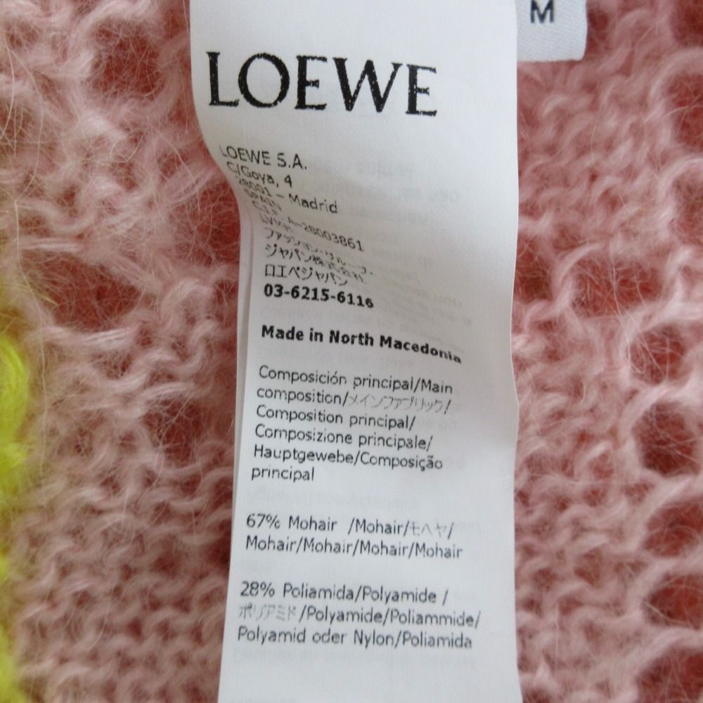 【美品】ロエベ ドッキング ニット オーバーサイズ 美品 21AW LOEWE ロエベ オーバーサイズ モヘアニット