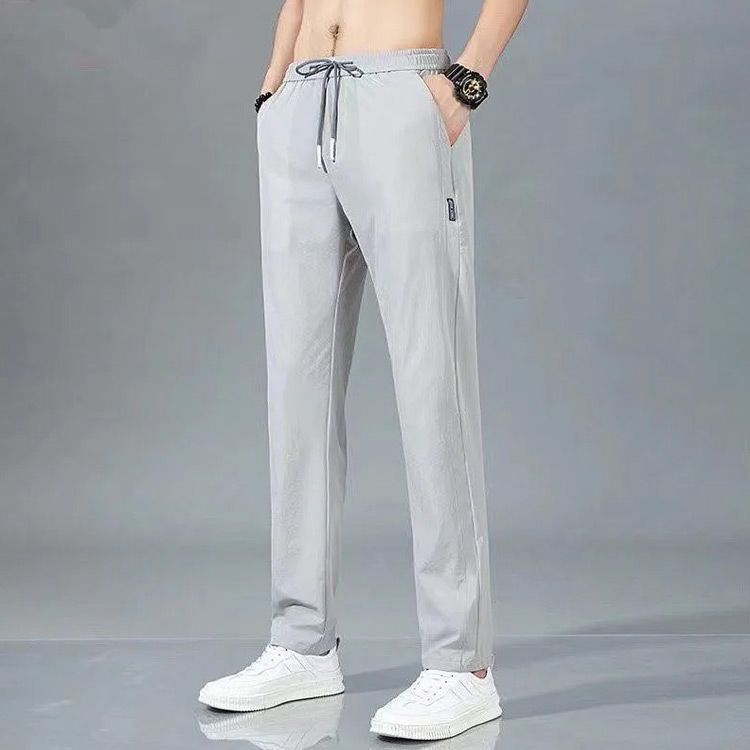 ロングパンツ 2本セット 冷感パンツ 2本セット 接触冷感 速乾