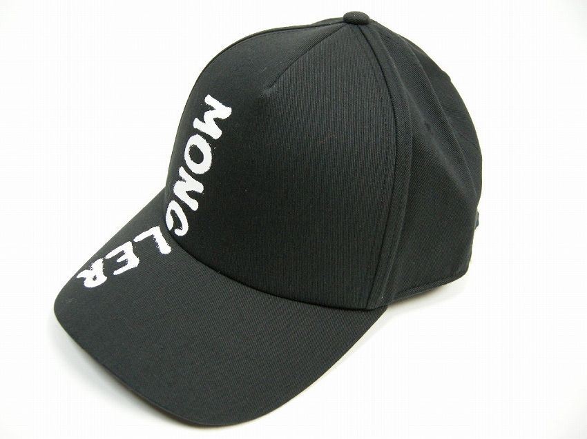 サイズフリー■新品 本物■モンクレール ベースボールキャップ 帽子 ブラック メンズ レディース