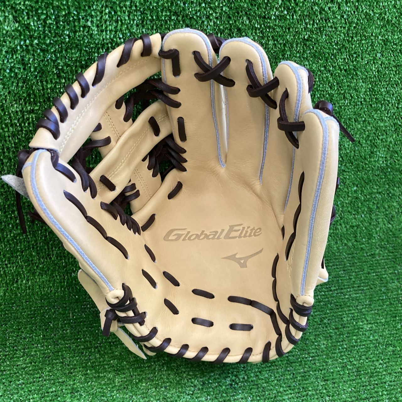 Mizuno Global Elite グローブ 右投げ イエロー 軟式 Mizuno Global