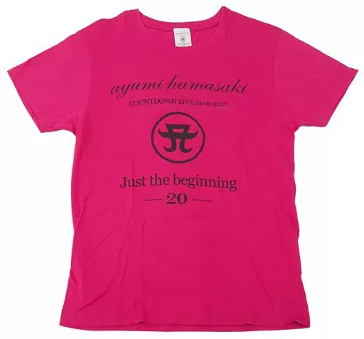 中古】Tシャツ 浜崎あゆみ Tシャツ ピンク XLサイズ 「ayumi
