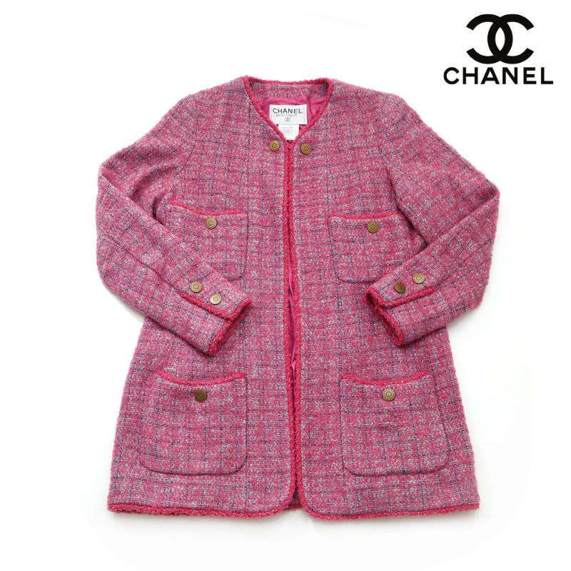 CHANEL シャネル ジャケット ツイード ウール - メルカリ