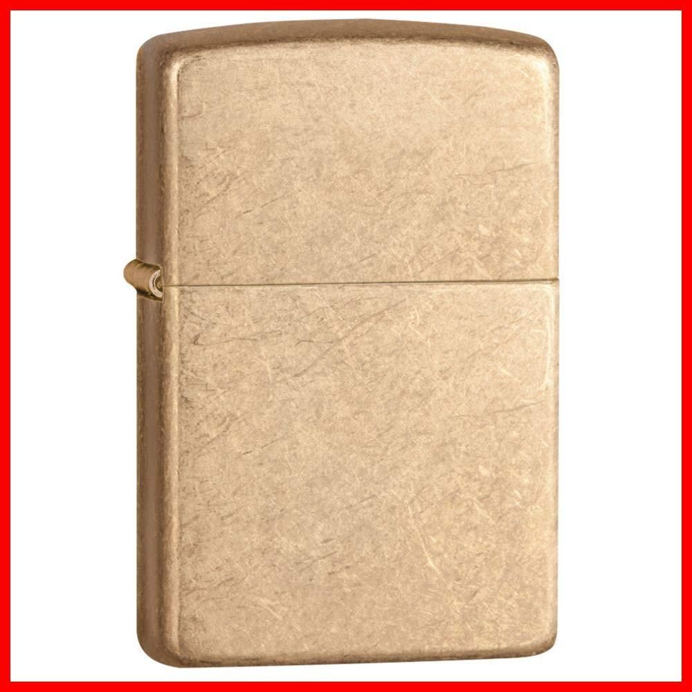 【在庫処分】ブラス) BRASS(タンブル TUMBLED 28496 アーマー アンティークブラス・ゴールド オイルライター レギュラーサイズ ZIPPO(ジッポ)