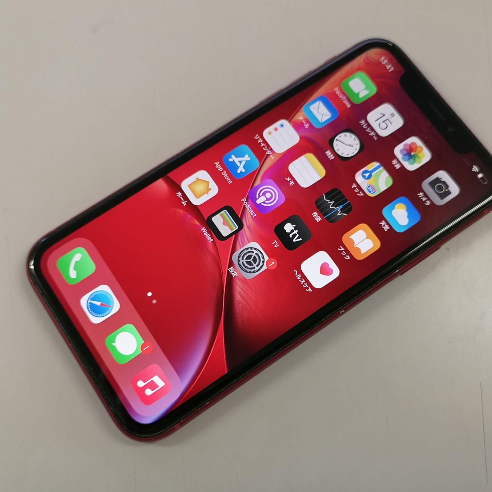 docomo iPhone XR 128GB レッド