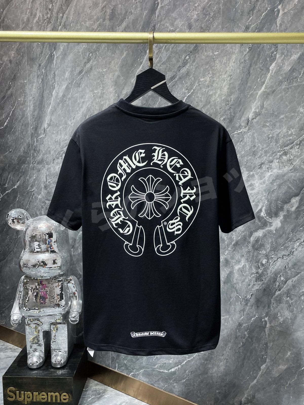 光る！Chrome Hearts | クロムハーツ 半袖 Ｔシャツ カットソー ホワイト ブラック