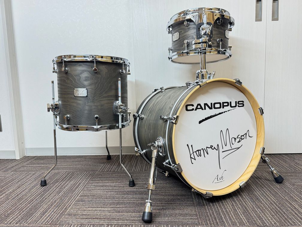 CANOPUS ASH Harvey Masonオーダーキット 18x14BD 12x8TT 14x13FT w|タムホルダー