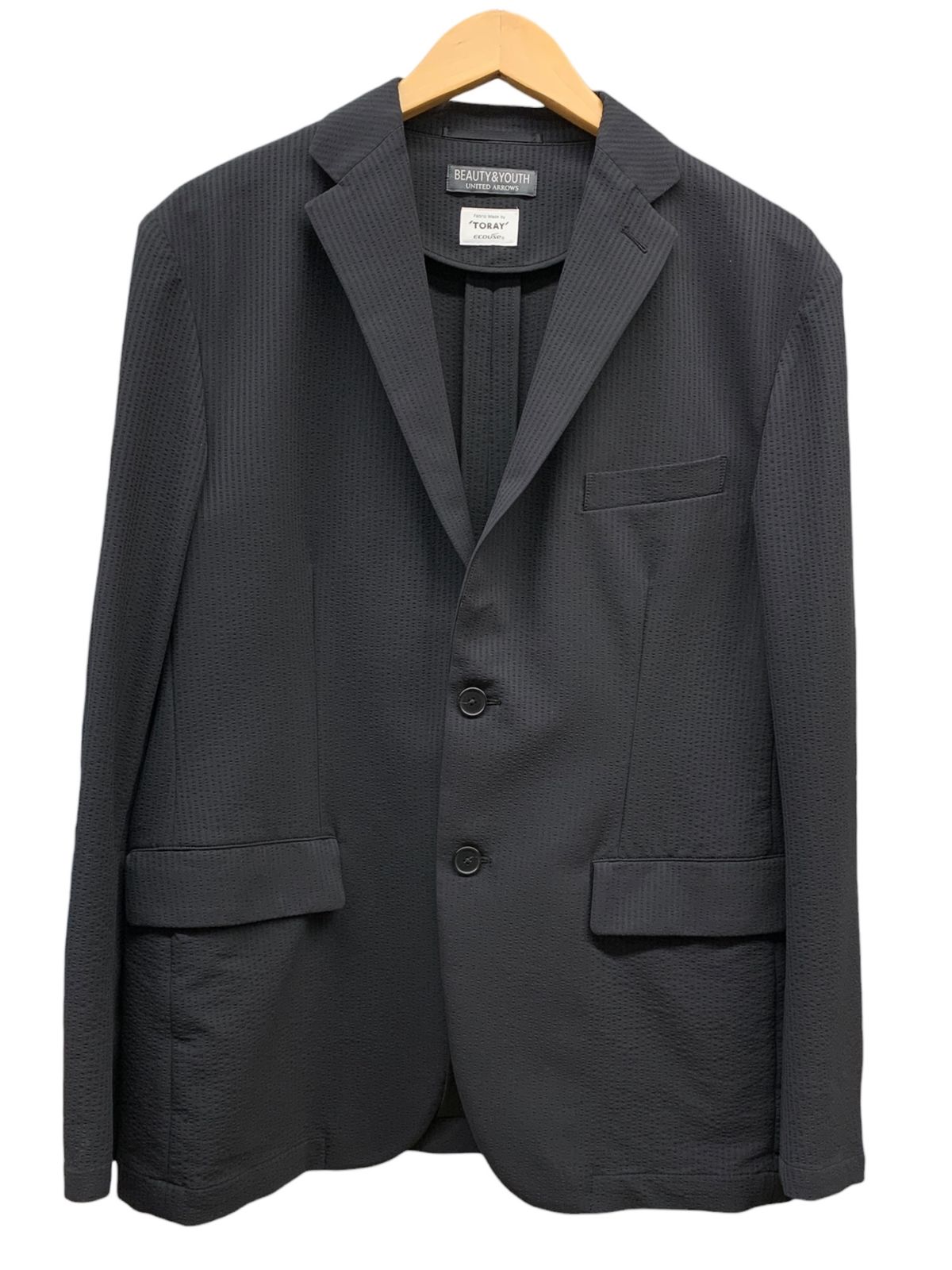 BEAUTYu0026YOUTH テーラードジャケット M グレー チェック柄 BEAUTYu0026YOUTH UNITED ARROWS ユナイテッドアローズ 長袖