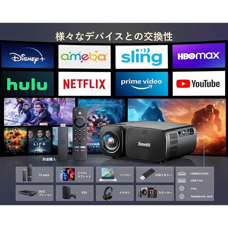 2023プロジェクター 小型 15000lm 5G WIFI 4K対応 【公式通販】