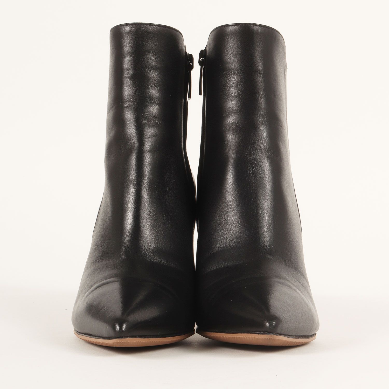 Gianvito Rossi 黒 レザー ブーツ モンティ ベロアレザー ブーツ (ブラック)｜Gianvito Rossi
