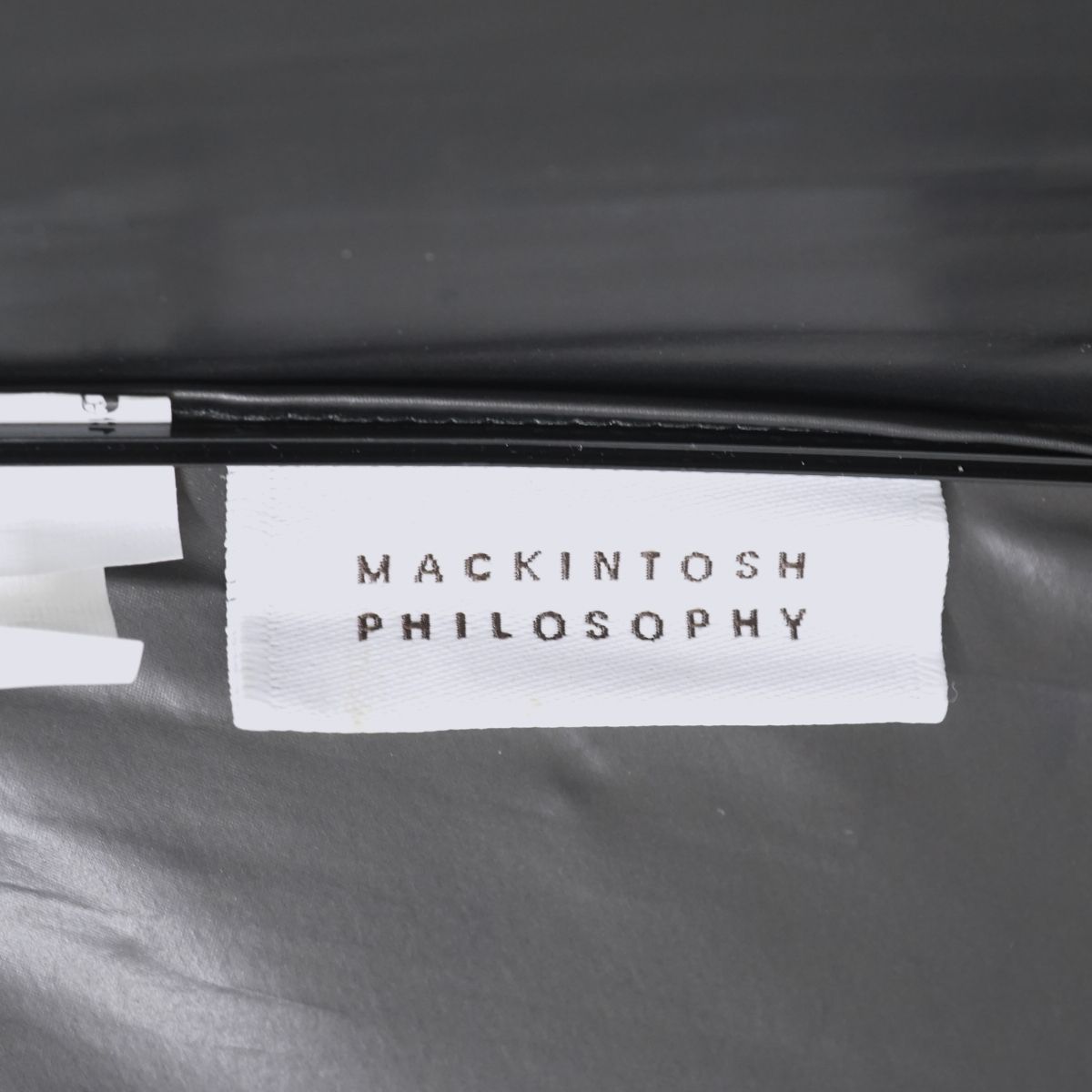 日傘 MACKINTOSH PHILOSOPHY マッキントッシュフィロソフィー USED美品 ホワイト ドット 遮光 UV ブランド 高級 47cm S1111