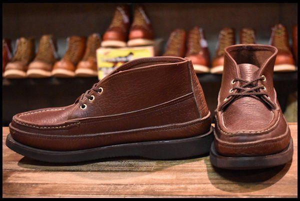 9.5E 良品】RUSSELL MOCCASIN ラッセルモカシン スポーティング 9.5E 良品】RUSSELL MOCCASIN ラッセルモカシン スポーティング