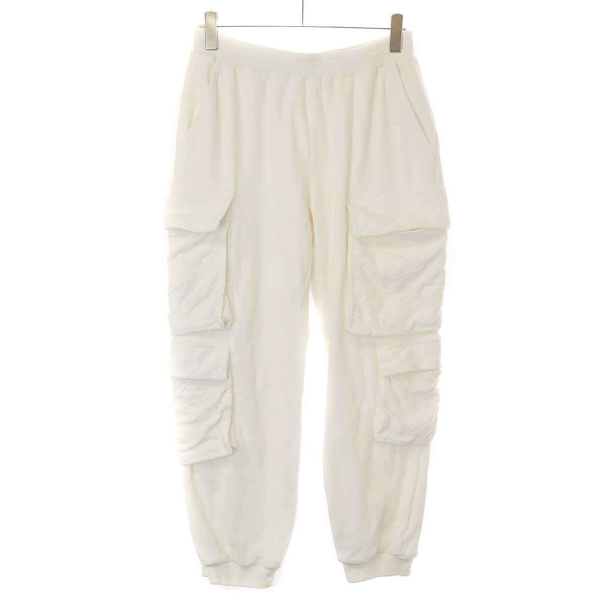 LOUIS VUITTON ルイヴィトン 19SS Velour Monogram Pants