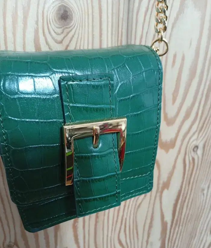 キュリーピエール マリ ミニ グリーンバッグ