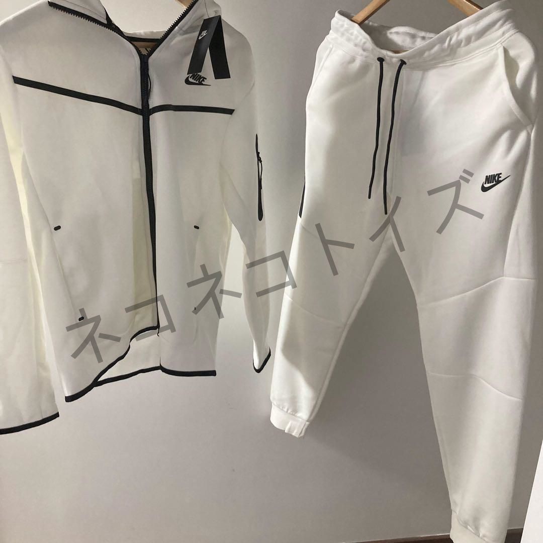 人気美品 NIKE テックフリース Tech fleece ◆上下◆セットアップ  M-XXL WHITE