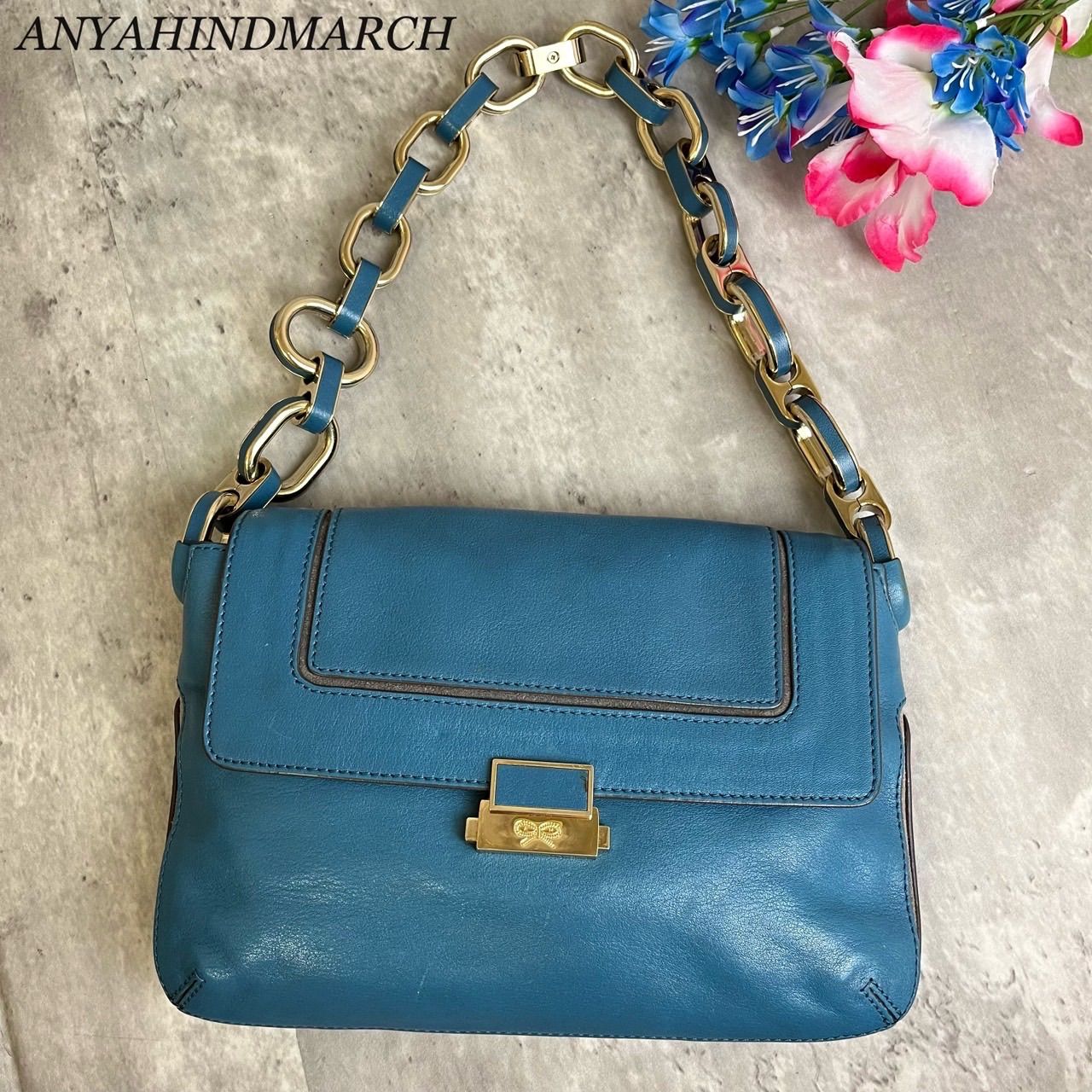 ✨良品✨ ANYAHINDMARCH アニヤハインドマーチ ショルダーバッグ