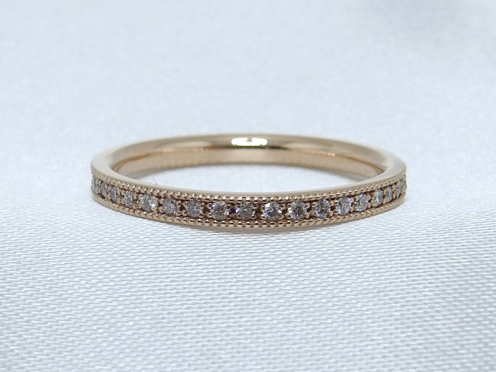 天然ダイヤモンドのリング【0.10ct】【K18PG】 - メルカリ
