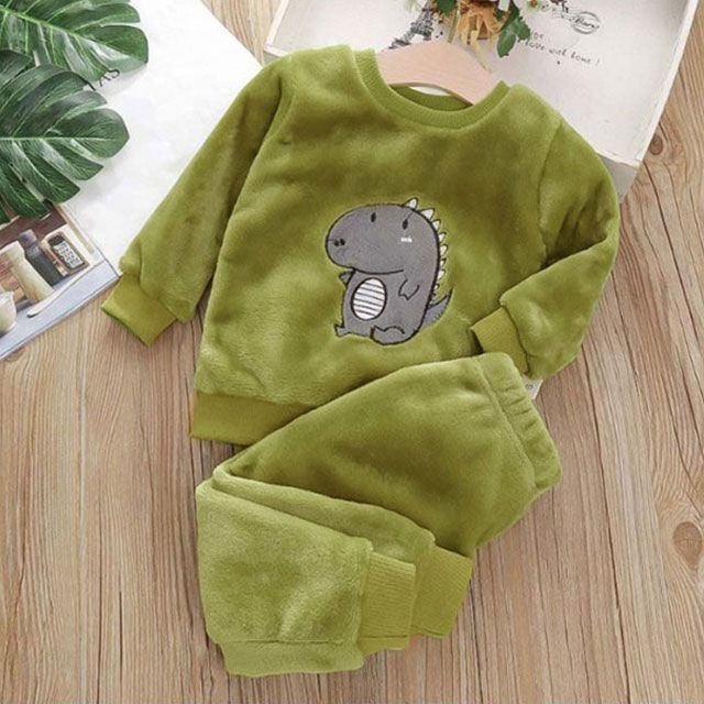 キッズ ルームウェア もこもこ ふわふわ 子供 秋冬 上下セット 長袖 冬 裏起毛 ベビー パジャマ 女の子 男の子 かわいい 韓国子供服 あったか リラックス kmr 2320