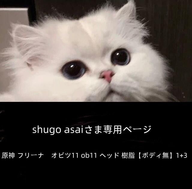 shugo asaiさま専用ページ 原神 フリーナ オビツ11 ヘッド 樹脂