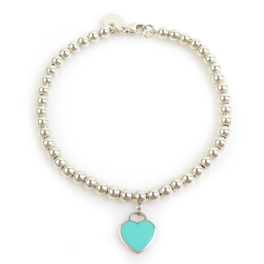 ティファニー TIFFANY-Co. ブレスレット リターン トゥ ティファニー ティファニー ブルー ハート タグ ビーズ ブレスレット