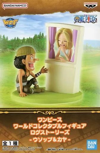 中古】フィギュア ウソップ＆カヤ 「ワンピース」 ワールド