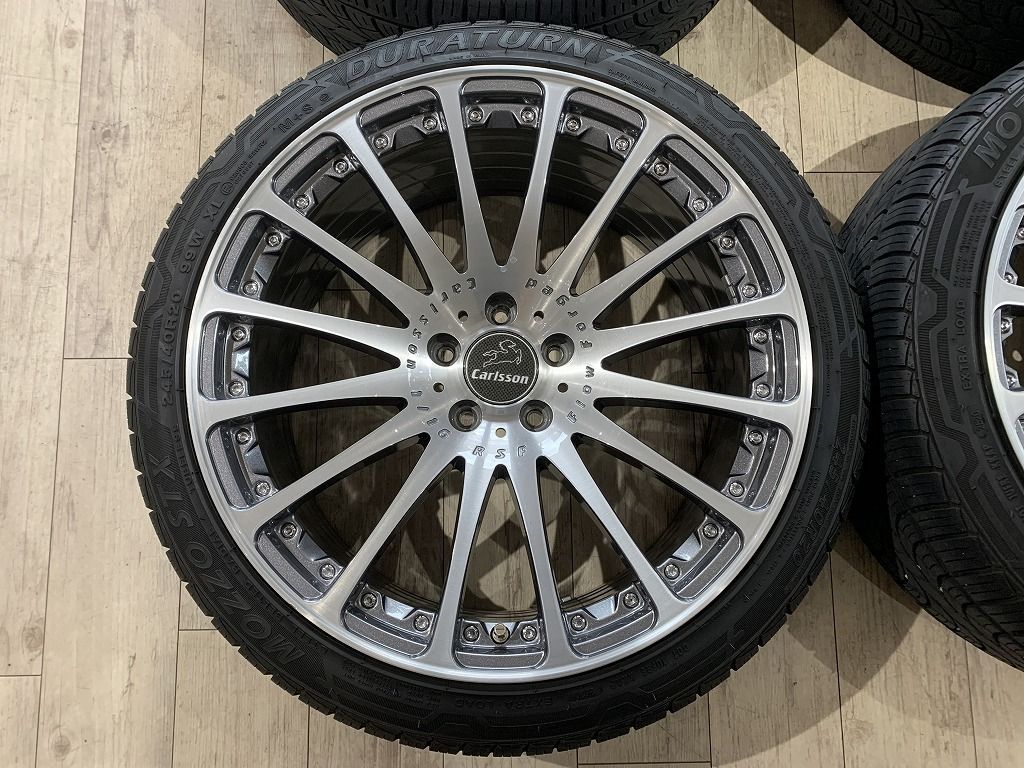 カールソン Carlsson 1/16 20インチ 展示品 4本 カールソン 1/16 RS BE 20インチ 8.5J ET35 + 9.5J