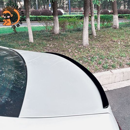 カーパーツ メンズ 改造風 け BMW 5シリーズ G60 I5 以降対応 リアスポイラー 尾翼 ABS製 カーボン調 ピアノブラック