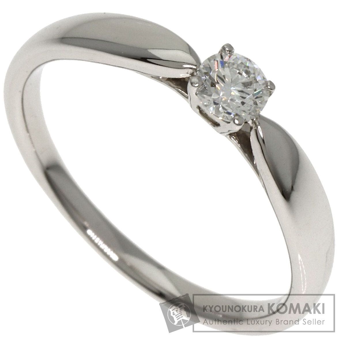 TIFFANY-Co. ティファニー ハーモニー 1P ダイヤモンド リング 指輪 PT950 レディース