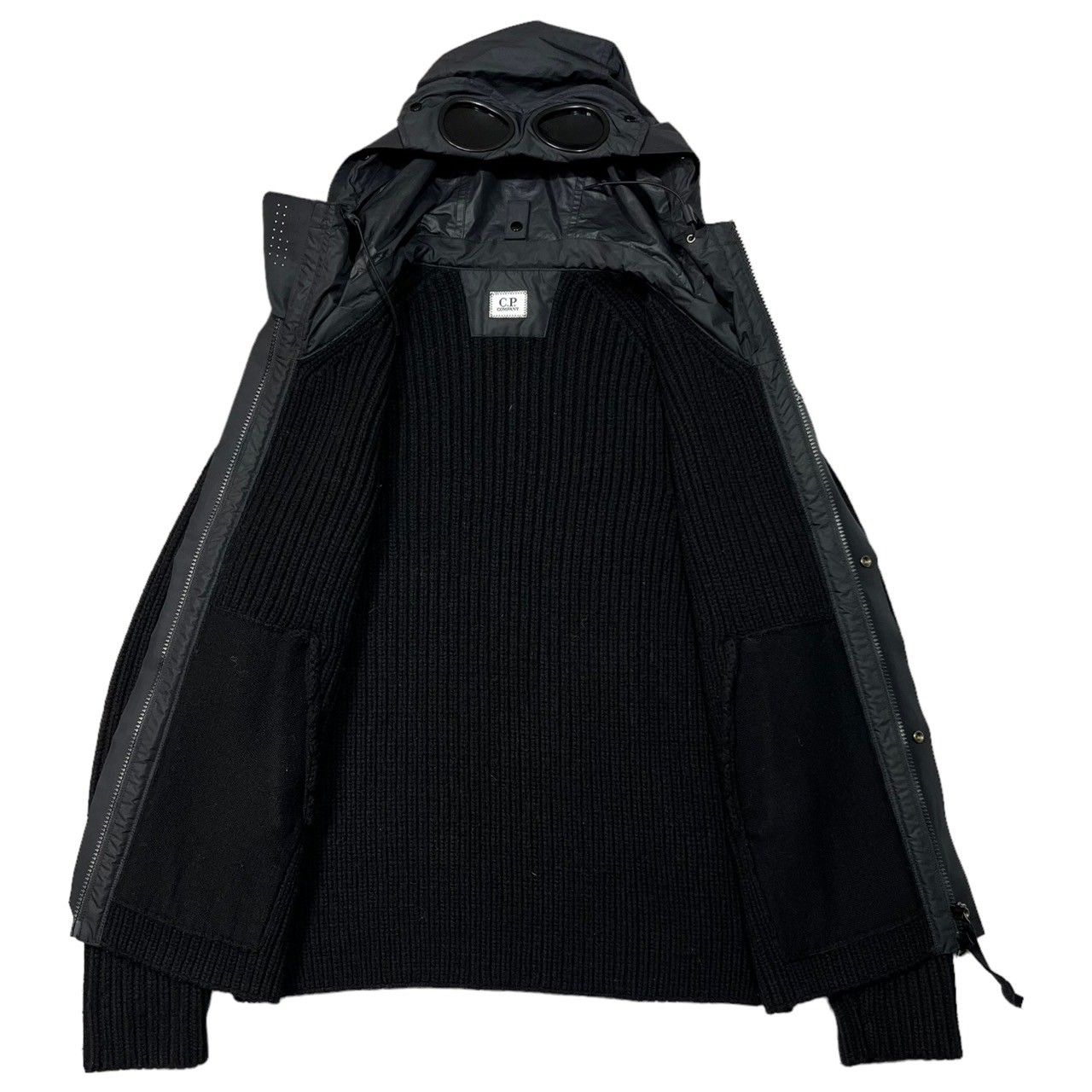 C.P.COMPANY(シーピーカンパニー) goggle knit jacket ゴーグル